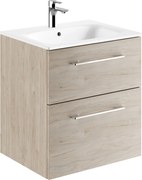 Geberit Selnova Square lavoar cu dulap 60 cm nucă 501.239.00.1
