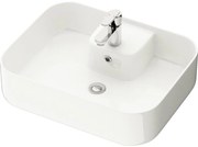 BATH DELUXE 06-050-12-11-00-Lavoar pentru blat KRISTIANSAND 51x40cm ceramică/alb