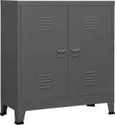 vidaXL Dulap industrial de depozitare, antracit, 90x40x100 cm, oțel