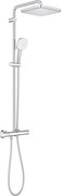 Coloana de dus Grohe Tempesta 250 Cube cu baterie termostatata crom lucios