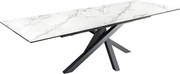 Masa extensibila moderna Marvelous alb 180-260cm