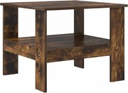 vidaXL Masă de cafea Stejar fumuriu 57 x 55 x 45 cm Lemn compozit