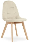 Scaun Bucatarie/Dining Grace Bej Catifea