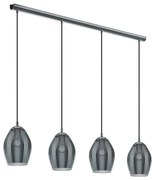 Lustră pe cablu ESTANYS 4xE27/60W/230V Eglo 39566