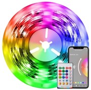 Bandă LED RGB+CCT dimabilă Immax NEO 07775L 48W/230V 10 m IP65 Wi-Fi Tuya + telecomandă