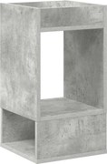 vidaXL Masă laterală Gri din beton 30 x 30 x 56 cm Lemn compozit