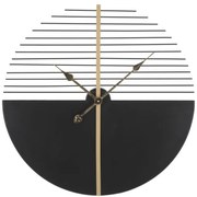 Ceas decorativ negru/alb din metal, ∅ 60 cm, Glam Stick Mauro Ferretti