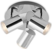 Briloner 2731-038 - Corp de iluminat tip spot CUP 3xGU10/5W/230V, crom lucios