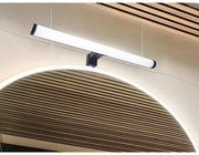 Lampă LED pentru oglindă de baie, 10W, 230V, 45 cm, IP44, negru