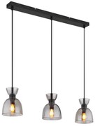 Lustra suspendata design decorativ MASSEY fumuriu 15769S-3 GL