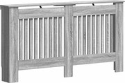vidaXL Capac pentru radiator Gri Sonoma 152 x 19 x 81,5 cm