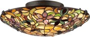 Elstead QZ-KAMI-F - Plafonieră Tiffany KAMI 2xE27/60W/230V