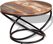 vidaXL Măsuță de cafea, 60 x 60 x 40 cm, lemn masiv reciclat