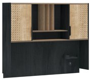 Biblioteca suspendata pentru copii si adolecenti Colectia Black 136x28x104 cm