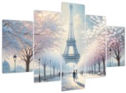 Tablou - Pictură din Paris (150x105 cm)