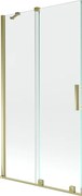 Mexen Velar paravan de duș cu 2 uși glisante 100 x 150 cm, transparent, auriu - 896-100-000-01-50