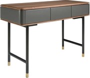 Consola deosebita design LUX Dark Grey-Walnut 120x50cm