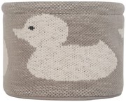 Organizator din bumbac Kindsgut Duck, ø 16 cm, bej