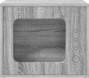 vidaXL Casa pentru pisici Gri Sonoma 51 x 30 x 42,5 cm Lemn compozit