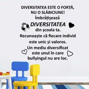 Sticker perete Diversitatea este o forta