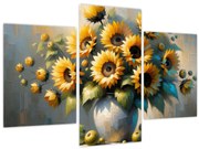 Tablou – Vază cu floarea-soarelui (90x60 cm)