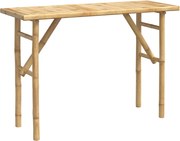 vidaXL Măsuță consolă, 115x39x75 cm, bambus