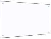 vidaXL Panou antistropi bucătărie transparent 100x60cm sticlă securiz.