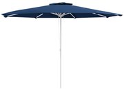 Outsunny Umbrelă Soare Exterior Gradină Reglabilă 4cm Copertină Albastru 8 Nervuri | Aosom Romania