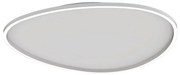 Plafoniera LED dimabila design slim Josie alba 78cm