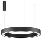 Pendul LED dimabil design modern MORBIDO negru 80cm