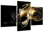 Tablou masca aurie (90x60 cm)