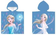 Disney Regatul de gheață Snow poncho prosop de plajă 50x100 cm