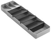 Organizator de tacâmuri gri din plastic 15 x 49 cm – Metaltex