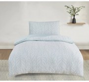 Lenjerie de pat verde din jacquard pentru pat de o persoană 140x200 cm Florida – My House