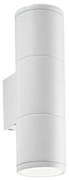 Aplica de perete exterior, IP44, GUN AP2 SMALL BIANCO 100388