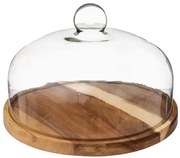 Platou Acaccia cu bol sticla, 30 cm