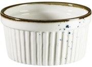 Mäser Vas de copt Pintar Alb cu puncte albastre 9cm