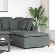 vidaXL Modul taburet modular pentru canapea, gri închis, 100x100x48 cm