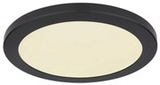 Plafoniera LED design modern, diametru 29,8cm, LASSE negru 12379-24B GL