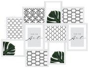 Ramă foto albă de perete din plastic 55x45 cm