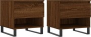 vidaXL Măsuțe de cafea 2 buc. stejar maro 50x46x50 cm lemn compozit