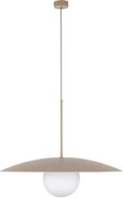 Lustră pe cablu SLATE 1xE27/15W/230V d. 65 cm bej