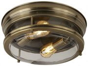 Plafoniera pentru baie IP44 35cm Glasgow alama antic 5182AB SRT