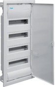 Tablou 48 module cu usa metalica, montaj incastrat(ST), alb, usa mata alba, Hager
