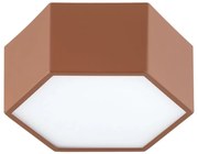 Plafoniera, Spot aplicat LED LIBERO teracota