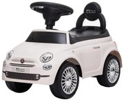 Bicicletă fără pedale Fiat 500 crem