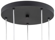 Lustră pe cablu HOLLYWOOD 5xE14/7W/230V neagră Argon 2103