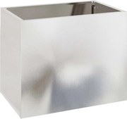 vidaXL Vază pentru Grădină Oţel inoxidabil 50 x 32 x 40 cm