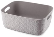 Coș de depozitare din plastic 38x29x14 cm Softex – Curver