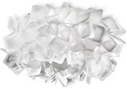 Aplica design unicat realizata manual Clizia Mini White, 32cm